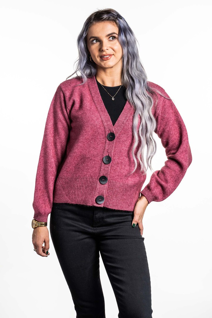 Koru Merino Possum V Neck Cardigan image 0